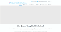 Desktop Screenshot of grouphealthsolutions.com